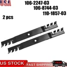 2PK Mower Mulching Blades Fits Toro 42" 110-1857-03 110-6568-03 106-8744-03. Fixed Price $33.99.