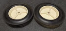 Gleason Milwaukee 8" X1 1/2" Pastic Lawn Mower Wheel, Rubber Tire, Dia Hub.. Fixed Price $29.99.