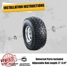 Mzrexn Lawn Mower Tire Wheel 15X6.00-6 Front 4 Ply Riding 2PC. Fixed Price $94.99.