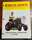 Vintage Bolens Yellow 1966 Husky Tractor 770 850 1050 1250 Catalog. Fixed Price $21.99.