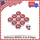 Xike 10 Pcs Flanged Ball Bearings Id 5/8" Od 1-3/8", Applicable For Lawn Mower. Fixed Price $12.85.