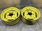 1963-1967 John Deere 110 Round Fender Tractor Narrow Rear Rims Wheels 6X12X12. Fixed Price $200.00.