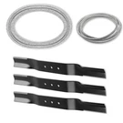 20.5" X 2.25" Lawn Blade & 122" 47" Belt Kit Fit Swisher Finish Cut Mowers. Fixed Price $77.39.