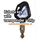 For Kubota Diggers. With Transponder Chip. 459A. Key.. Fixed Price $55.62.