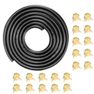 Cocomocart 10-FOOT Length Stretchy 1/4 Inch Id Fuel LINE+20PCS 2/5" Hose C.... Fixed Price $14.99.