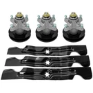 Mower Blade Spindle Kit Fits Cub Cadet 50" Deck 742-04053A 918-04125A. Fixed Price $110.99.