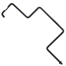 747-06239B Belt Keeper Rod Compatible With Mtd Troy Bilt Cub Cadet XT1 Black. Fixed Price $14.34.