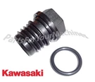 Oem Oil Drain Plug W/ Gasket, 92066-7003, Kawasaki FH381V-FH721V Engines, 12D5. Fixed Price $15.50.