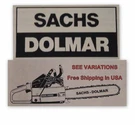 Small Parts For Sachs Dolmar, Others Choose Variation, Box 20, 19, 05. Fixed Price $16.99.