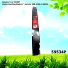 Genuine Toro 59534P Atomic Mulching Blade 22 Recycler 108-9764-03. Fixed Price $14.99.