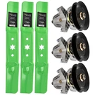 Deck Spindle & Mower Blade Kit For Craftsman Z550 G8300 G8200 ZS6700. Fixed Price $83.95.