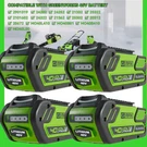 Lithium Battery/charger For GREENWORKS:40 Volt 6.0AH G-max Lawn Mower 29472. Fixed Price $156.99.