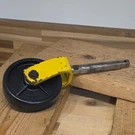 John Deere 755 855 4100 425 445 455 60 Inch Mower Deck Front Caster Arm & Wheel. Fixed Price $125.00.