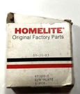 New Homelite 67300-C Oem Guide Bar Plate Nos. Fixed Price $15.88.