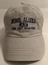 Nome Alaska Khaki Tan Baseball Hat Cap Adjustable Belt 100% Cotton One Size. Fixed Price $24.90.