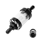 Fuel Filter, 1/4 Inline For Lawn Mower, Small Engine, Black. Fixed Price $11.98.
