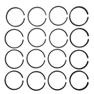 Piston Ring Set 4CYL 3-7/16" Bore Fits Farmall Hv I4 O4 OS4 W4 Tractors. Fixed Price $156.99.