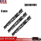 Set Of 3 Husqvarna Oem Lawn Mower Revolution Blade 581101101. Fixed Price $41.99.