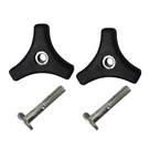 Ruifuu 2 Sets Lawn Mower Handle Bolts, Triangle Knob Nut Screw. Fixed Price $9.11.