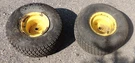John Deere LX188 Tractor Rear Wheels, Rims & Tires, Turf Trac, Nice 20-10-8. Fixed Price $62.00.