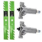 Deck Spindles & Toothed Blades Kit For Weed Eater HD13538 WE12538G WE125R38A. Fixed Price $61.95.