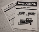 Pequea Operator's / Owners Manual - Manure Spreader Model 125 50 256. Fixed Price $25.00.