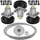 46" Deck Spindle W/pulley & Belt For Cub Cadet LT1045 LT1046 618-04123 918-04123. Fixed Price $96.00.