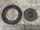 John Deere 110 Round Fender K181 Flywheel Pulley And Screen. Fixed Price $35.00.
