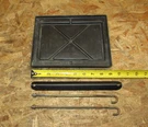 John Deere 320 Battery Hold Down Strap Tray MT4258 AM101500 M89547 285 265 245. Fixed Price $24.99.
