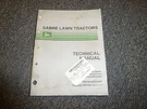 John Deere 1542G Sabre Lawn Tractor Technical Service Repair Manual TM1769. Fixed Price $89.21.