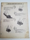 1973 Numerous Lawn-boy Mower Part Number Catalog See Pic For Models Covered.. Fixed Price $12.99.