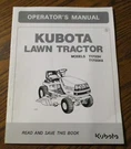 Kubota T1700HX Lawn & Garden Tractor Operators Owners Maintenance Manual. Fixed Price $19.49.
