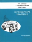 Ford & Lawn Garden Tractor Operator's Owners Manual LGT100 LGT120. Fixed Price $17.50.