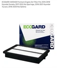 Ecogard XA10426 Premium Engine Air Filter Fits 2015-2019 Hyundai Sonata, Kia. Fixed Price $19.99.