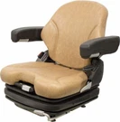 Grammer MSG75 Brown Vinyl Air Seat - Fits Scag Ztr Zero Turn Mowers Turf Tiger. Fixed Price $1349.99.