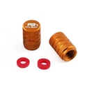 Valve Caps Dust Orange For Yamaha YZF-R1 2CR 2KS B4S BX4 B3L Bmp. Fixed Price $13.44.