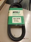 New Oem Genuine Mtd 954-0236, 754-0236 Belt. Fixed Price $14.99.