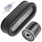 Caltric Air Filter Oil & Fuel Kit For John Deere GX345 LX279 LX289. Fixed Price $22.00.