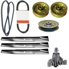 Deck Rebuild Kit Fits Craftsman/ayp/sears 46" Spindles Belt Blades Pulleys. Fixed Price $158.99.
