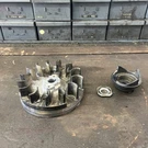 Briggs And Stratton Flywheel Used 590544 With Recoil Cup 590545. Fixed Price $21.50.