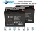 Raion Power 12V 18AH Battery Black & Decker CMM1200 Mower Replaces 24V. Fixed Price $84.99.