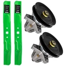 Mower Blades & Deck Spindles Kit For Craftsman T8000 T210 T7800. Fixed Price $64.95.
