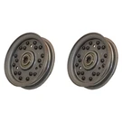 Set Of (2) Flat Idler Pulley 1/2"X 4-3/4" Fits Dixie Chopper 30224. Fixed Price $60.99.