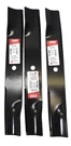 Lot Of 3 Oregon Lawn Mower Blade Replacements 18-1/2" 792-208 For Hustler Stens. Fixed Price $32.89.