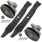 Caltric Deck Spindle With Pulley & Blade For Toro LX420 LX425 Lawn Tractor 42". Fixed Price $73.98.