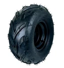 Redcap 16X8-7 Tubeless Tire & Wheel Black Rim Utv Youth Kids Atv Go-kart (left). Fixed Price $80.00.