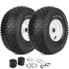 Gicool 15X6.00-6 Rubber Lawn Mower Tire And Wheel, 2 Pcs Replacement 15X6-6NHS. Fixed Price $136.14.