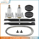 For 42" Craftsman Husqvarna Poulan Deck Rebuild Kit Belt Blades Spindles Pulleys. Fixed Price $71.70.
