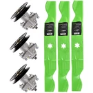 Spindle Blade Kit For Mtd 942-04053C 918-04126B Cub Cadet Rzt LT1050 Mustang. Fixed Price $76.95.