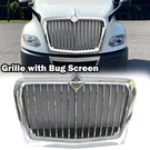Chrome Front Grille With Bug Screen For International Lt 625 2018-2024 Trucks. Fixed Price $270.00.